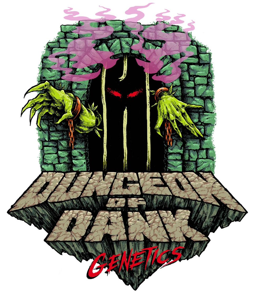 Logo Dungeon Of Dank Genetics
