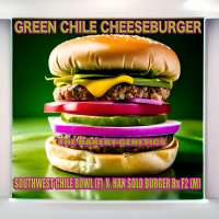 The Bakery Genetics Green Chile Cheeseburger - ein Foto von TheBakeryGenetics